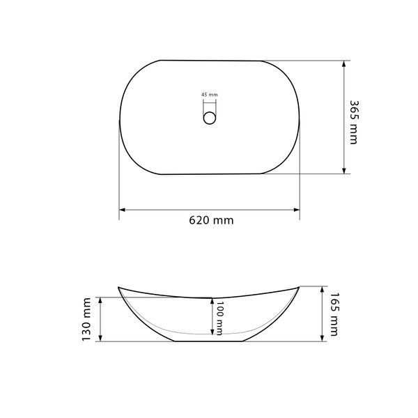 Умивальник (раковина) VBI TURIN BLACK MATT накладний VBI-011502 фото