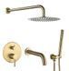 Душова система з виливом VBI MILANO BRUSHED GOLD для прихованого монтажу VBI-050110BG фото 1