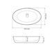 Умивальник (раковина) VBI UDINE STONE GLOSSY накладний VBI-012102 фото 3