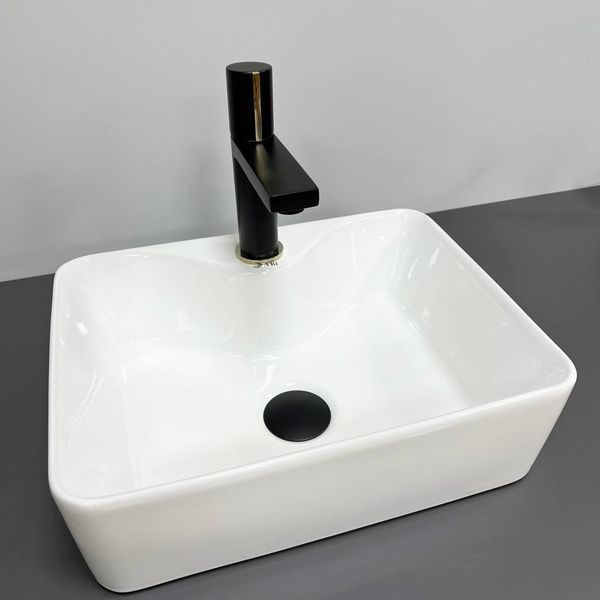 Умивальник (раковина) VBI FORLI S WHITE накладний VBI-011101 фото
