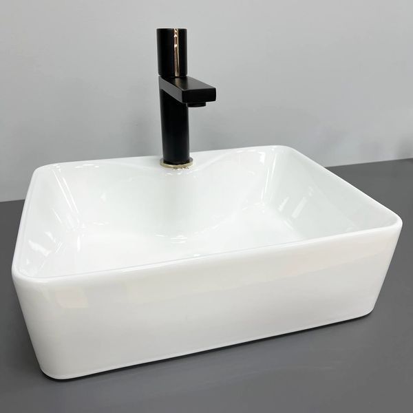 Умивальник (раковина) VBI FORLI S WHITE накладний VBI-011101 фото