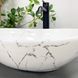 Умывальник (раковина) VBI PARMA WHITE STONE GLOSSY накладной VBI-011017 фото 5