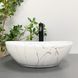 Умывальник (раковина) VBI PARMA WHITE STONE GLOSSY накладной VBI-011017 фото 2