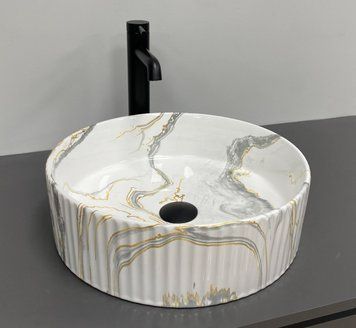 Умивальник (раковина) VBI BRINDISI M STAINS GLOSSY накладний VBI-014103 фото