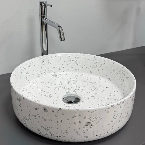 Умывальник (раковина) VBI BARI S GREY MOSAIC накладной VBI-011606 фото