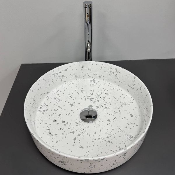 Умывальник (раковина) VBI BARI S GREY MOSAIC накладной VBI-011606 фото