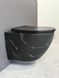 Подвесной унитаз VBI VULCANO BLACK STONE MATT VBI-020423 фото 3