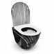Подвесной унитаз VBI VULCANO BLACK ONYX VBI-020403 фото 4