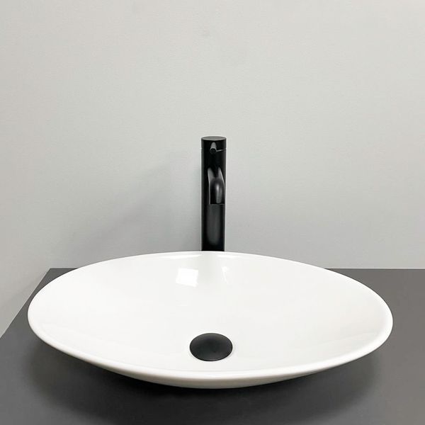 Умивальник (раковина) VBI TUFARA WHITE накладний VBI-012616 фото