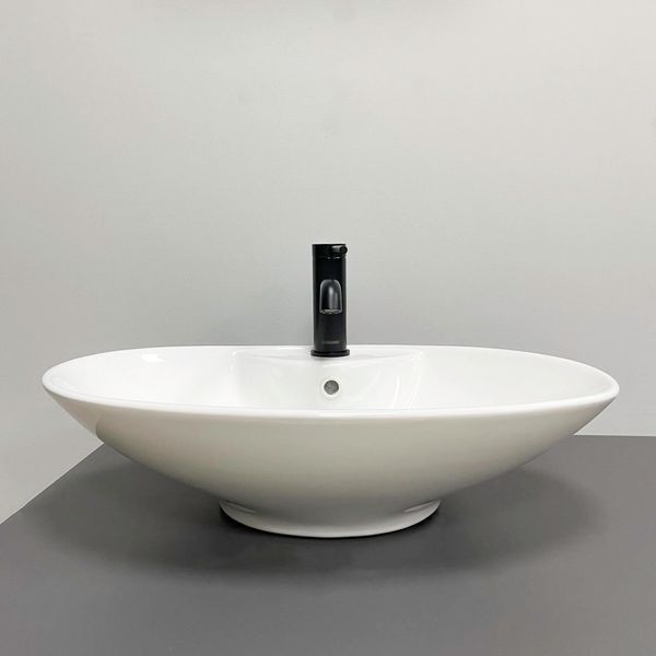 Умивальник (раковина) VBI CAROVILLI WHITE накладний VBI-015504 фото