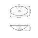 Умивальник (раковина) VBI CAROVILLI WHITE накладний VBI-015504 фото 3