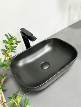 Умивальник (раковина) VBI RAVENNA BLACK MATT накладний VBI-011203 фото