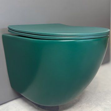 Подвесной унитаз VBI VULCANO EMERALD MATT VBI-020425 фото