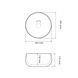 Умивальник (раковина) VBI LATERZA WHITE накладний VBI-015801 фото 2