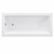 Комплект: вбудована ванна VBI GRAPPA 160x70 + сифон CHROME + ніжки VBI-071616KIT фото 3