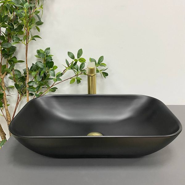 Умивальник (раковина) VBI AVEZZANO BLACK MATT накладний VBI-014401 фото