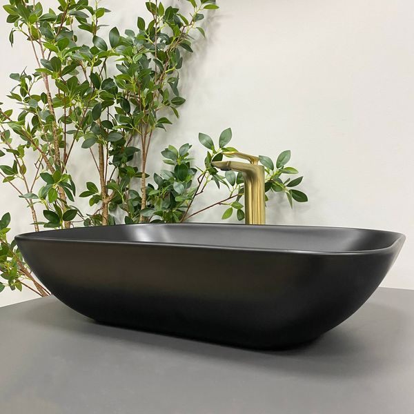 Умивальник (раковина) VBI AVEZZANO BLACK MATT накладний VBI-014401 фото