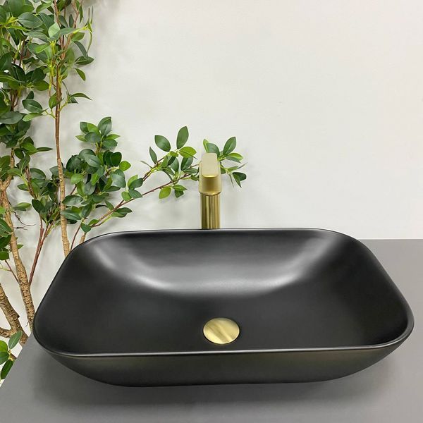 Умивальник (раковина) VBI AVEZZANO BLACK MATT накладний VBI-014401 фото