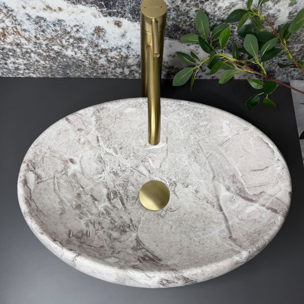 Умивальник (раковина) VBI VENETO STONE GLOSSY накладний VBI-012814 фото