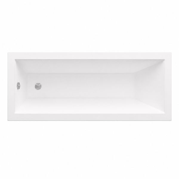 Комплект: вбудована ванна VBI GRAPPA 170x70 + сифон CHROME + ніжки VBI-071617KIT фото