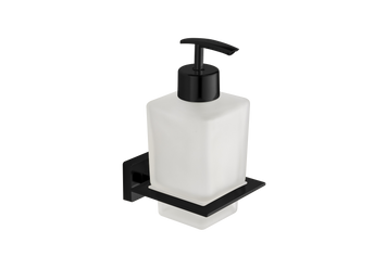 Дозатор для рідкого мила VBI MERCURY BLACK VBI-040206BL фото
