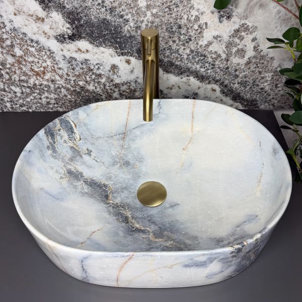 Умывальник (раковина) VBI VERONA 50 GRANIT GLOSSY накладной VBI-011332 фото