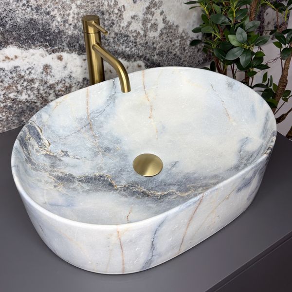 Умывальник (раковина) VBI VERONA 50 GRANIT GLOSSY накладной VBI-011332 фото