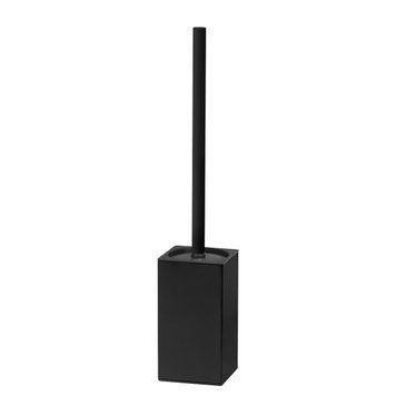 Щітка для унітазу підлогова VBI QUADRO BLACK VBI-040121BL фото