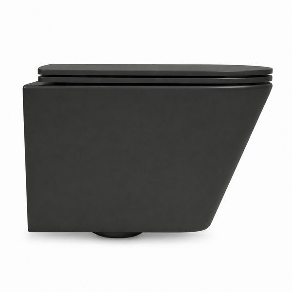Подвесной унитаз VBI LEVANZO BLACK MATT VBI-020201 фото