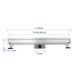 Трап для душа VBI KENT WALL 2в1 80 BLACK настенный VBI-060408BL фото 3