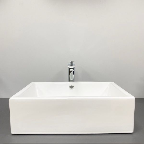 Умивальник (раковина) VBI CASTELLO WHITE накладний VBI-012901 фото