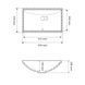 Умывальник (раковина) VBI MESSINA WHITE врезной VBI-018002 фото 4