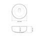 Умивальник (раковина) VBI BARI S MARMO GLOSSY накладний VBI-011604 фото 3