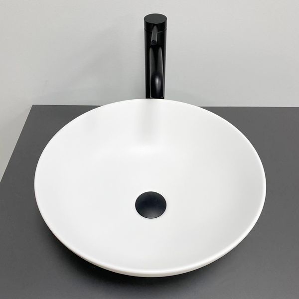 Умывальник (раковина) VBI AMALFI WHITE MATT накладной VBI-013400 фото