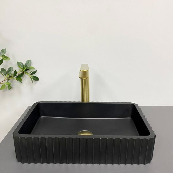 Умивальник (раковина) VBI FLORENTIA BLACK MATT накладний VBI-015001 фото
