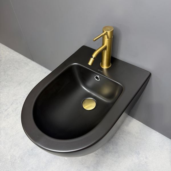 Підвісне біде VBI VULCANO BLACK MARBLE MATT VBI-020419 фото