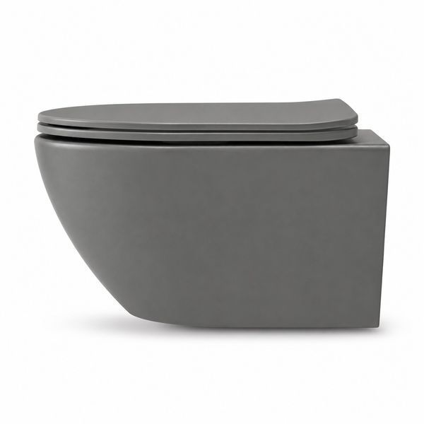 Підвісний унітаз VBI VULCANO GREY MATT VBI-020410 фото