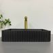 Умивальник (раковина) VBI FLORENTIA BLACK MATT накладний VBI-015001 фото 3