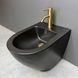 Підвісне біде VBI VULCANO BLACK MARBLE MATT VBI-020419 фото 1