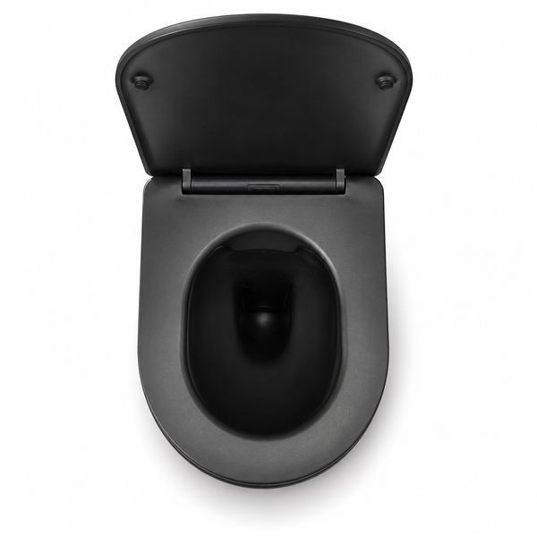Подвесной унитаз VBI VULCANO BLACK MATT VBI-020412 фото
