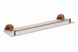 Скляна полиця VBI VENUS BRUSHED COPPER VBI-040009BC фото 1