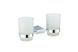 Стакан для зубных щеток VBI NEPTUNE CHROME двойной VBI-040514CH фото 1