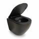 Подвесной унитаз VBI VULCANO BLACK MATT VBI-020412 фото 5