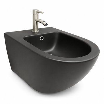 Подвесное биде VBI VULCANO BLACK MATT VBI-020413 фото