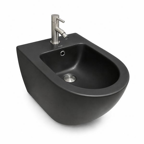 Подвесное биде VBI VULCANO BLACK MATT VBI-020413 фото
