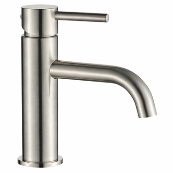 Змішувач для умивальника VBI MILANO NICKEL низький VBI-050100NI фото