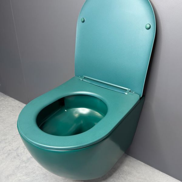 Підвісний унітаз VBI VULCANO EMERALD MATT VBI-020425 фото
