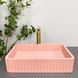 Умывальник (раковина) VBI FLORENTIA PINK MATT накладной VBI-015005 фото 6