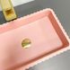 Умывальник (раковина) VBI FLORENTIA PINK MATT накладной VBI-015005 фото 4