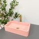 Умывальник (раковина) VBI FLORENTIA PINK MATT накладной VBI-015005 фото 1